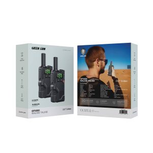 بی سیم واکی تاکی گرین لاین مدل GPX600 پک 2 تایی این واکی تاکی دارای 16 کانال آنالوگ است