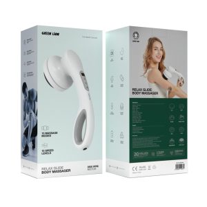 ماساژور بدن گرین لاین مدل RELAX GLIDE طراحی مناسب برای استفاده در خانه، محل کار یا حتی در سفر.