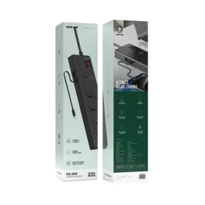 چندراهی و محافظ برق 3500W گرین لاین مدل GS-800 به طول 2 متر