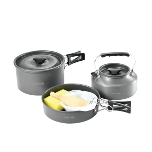 ست ظروف آشپزی کمپینگ گرین لاین مدل GN7N1COOKBK