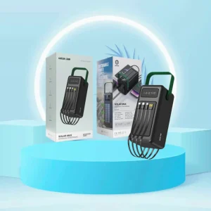 پاوربانک 80000mAh گرین لاین مدل SOLAR MAX با پنل خورشیدی