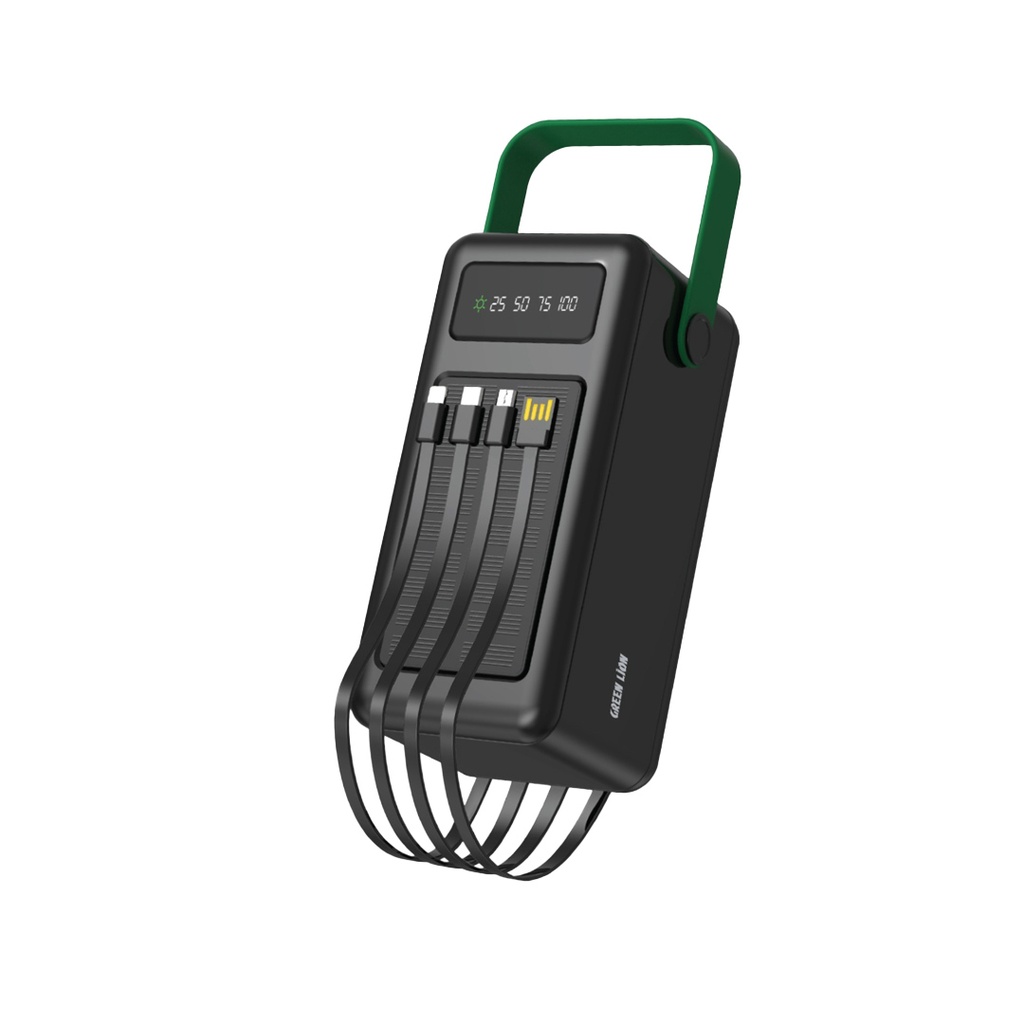 پاوربانک 80000mAh گرین لاین مدل SOLAR MAX با پنل خورشیدی