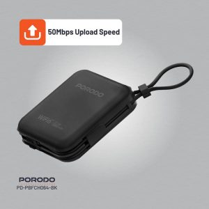 پاوربانک 10000mAhو مودم جیبی LTE پرودو مدل Pocket Router