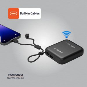 پاوربانک 10000mAhو مودم جیبی LTE پرودو مدل Pocket Router
