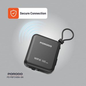 پاوربانک 10000mAhو مودم جیبی LTE پرودو مدل Pocket Router