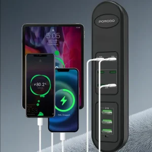 هاب شارژ USB چند پورت 50 وات پرودو مدل PD-FWCH032