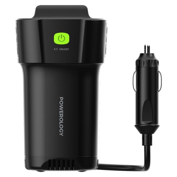 Powerology 150W Inverter AC Universal USB A 2type-C DC Car 12V10A