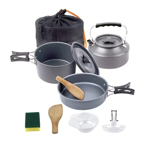 ست ظروف آشپزی کمپینگ گرین لاین مدل GN7N1COOKBK