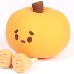 چراغ خواب سلیکونی مدل کدو تنبل.