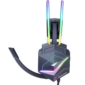 هدست گیمینگ سیمی RGB اونیکوما مدل X20 ( کانال 7.1)