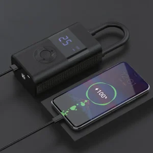 پمپ باد و پاوربانک 4000mAh پاورولوژی مدل PPBCHA55