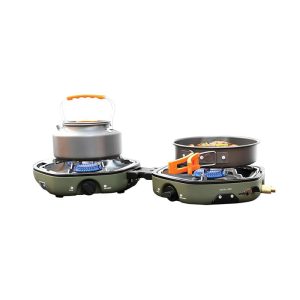 اجاق کمپینگ تاشو دو شعله گرین لاین مدل TWIN FLAME.