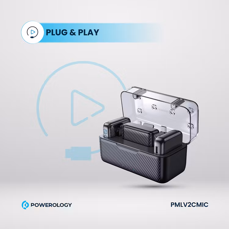 میکروفن یقه ای پاورولوژی مدل PMLV2CMIC