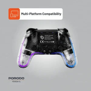 دسته بازی پرودو مدل PS4 TRANSPARENT CRYSTAL ShELL.