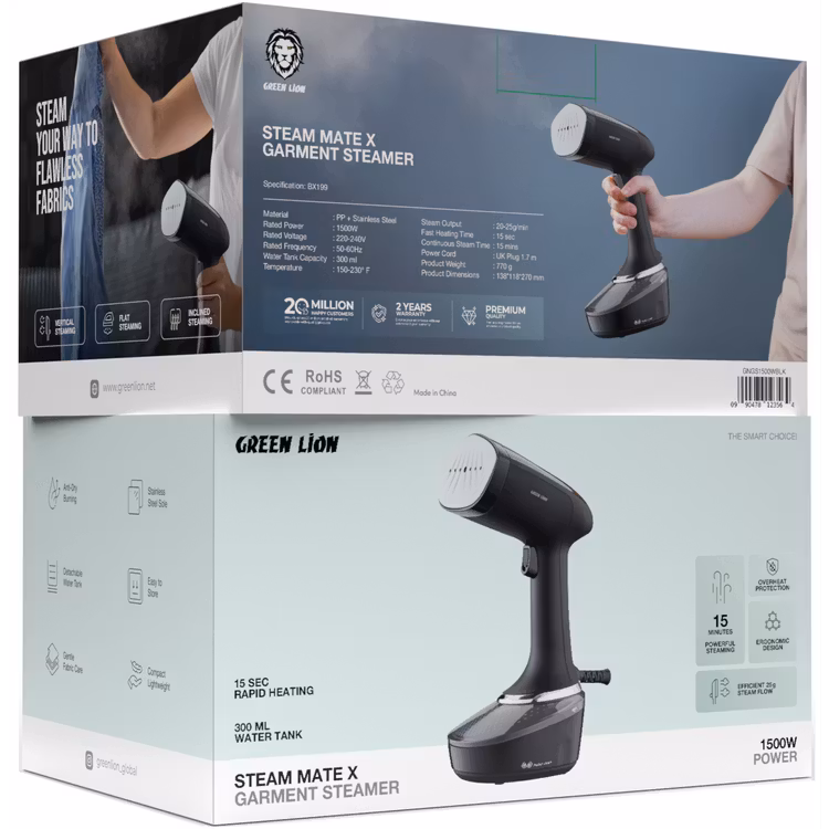 اتو بخار دستی گرین لاین مدل STEAM MATE X