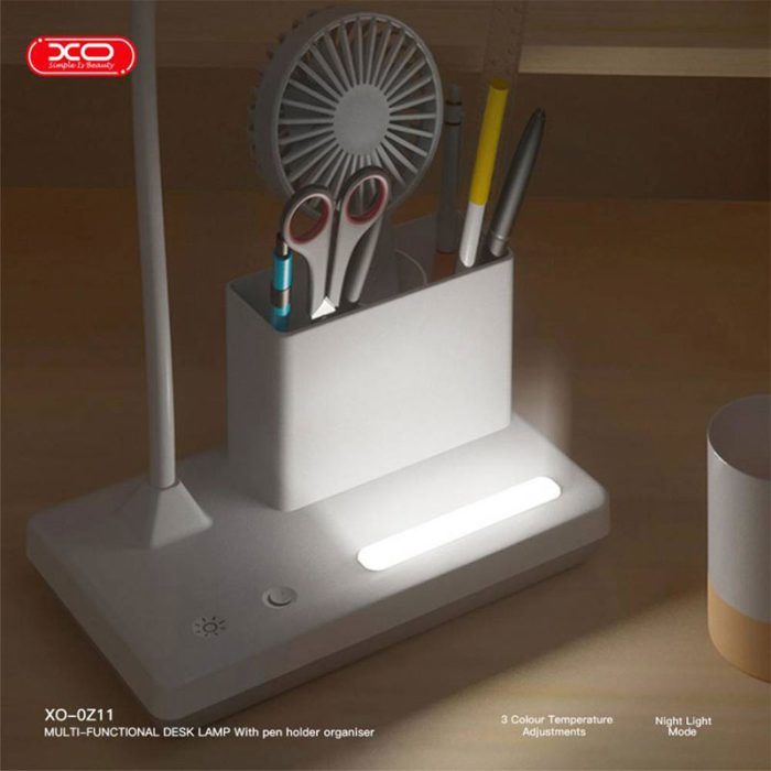 چراغ مطالعه و استند شارژی ایکس او مدل OZ11