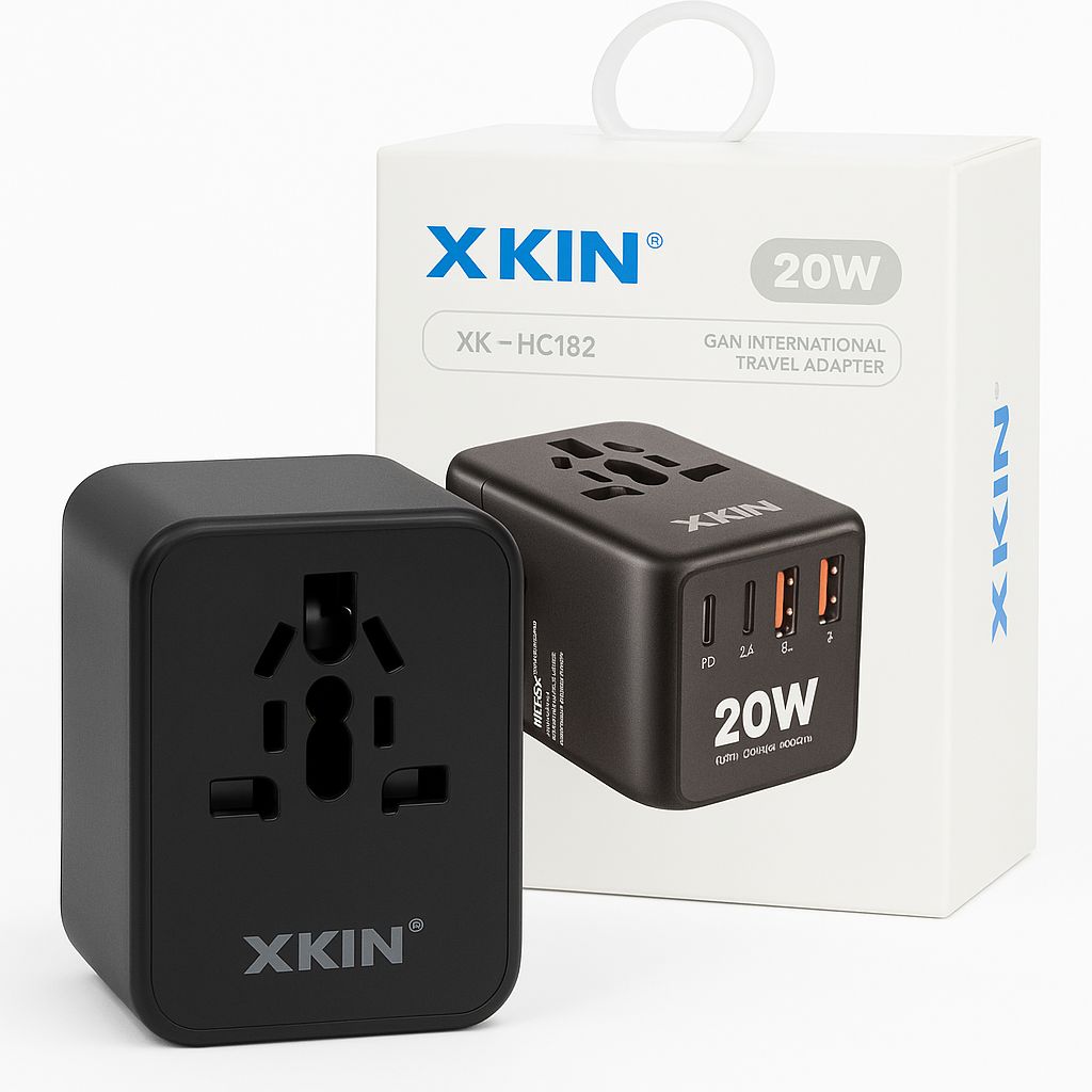 اداپتور مسافرتی ایکس کین مدل XK-HC181 20W