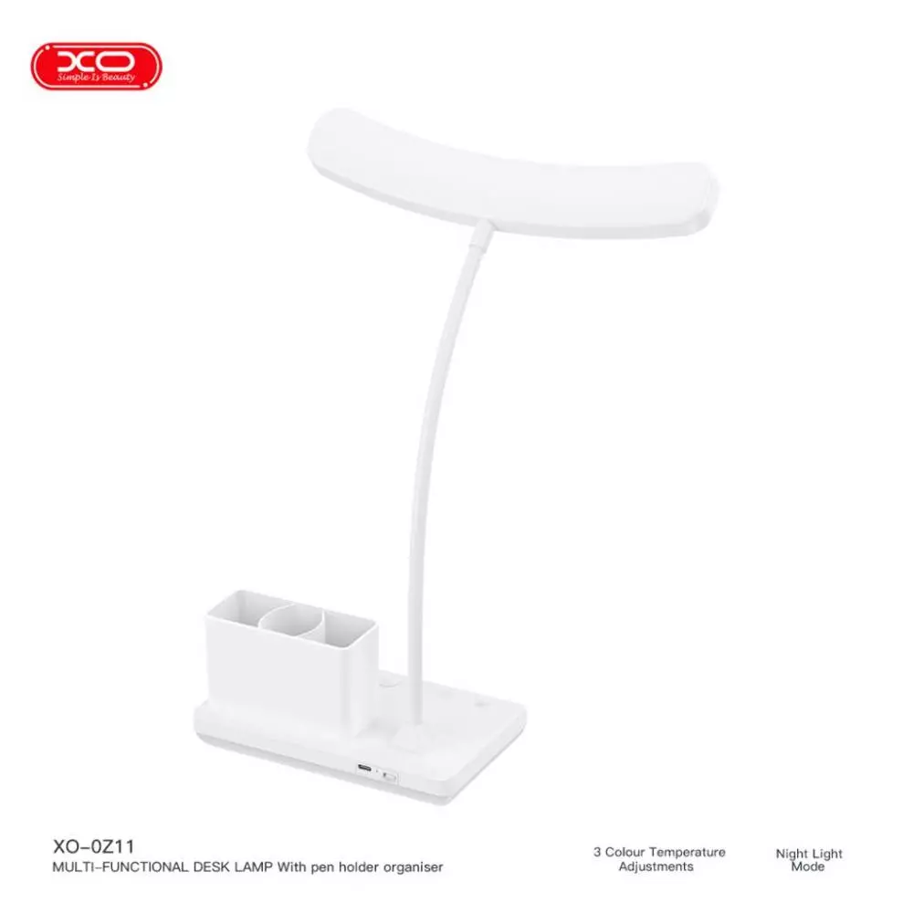چراغ مطالعه و استند شارژی ایکس او مدل OZ11