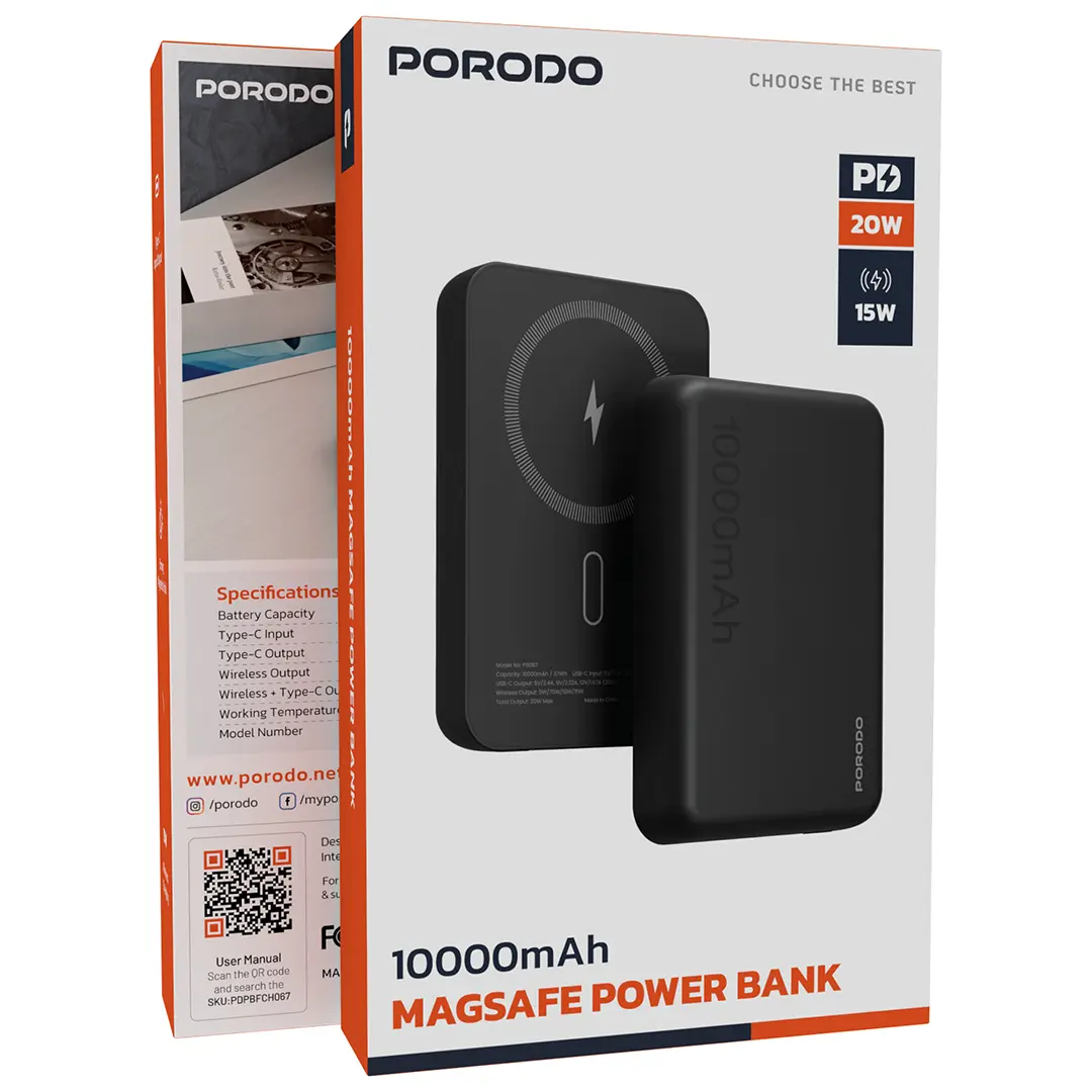 پاوربانک مگنتی پرودو مدل PB067 10000MAH