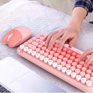 کیبورد و موس پاستلی بی سیم مافی مدل CANDY