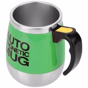 ماگ همزن دار استیل مدل SELF STIRRING MUG