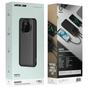 پاوربانک گرین لاین مدل NAIRO 10000MAH