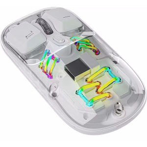 موس بی سیم پرودو مدل TRANSPARENT DUAL MODE