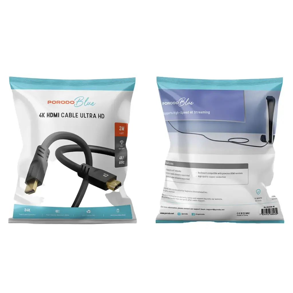 کابل HDMI پرودو مدل PB-HD4K3M BLUE
