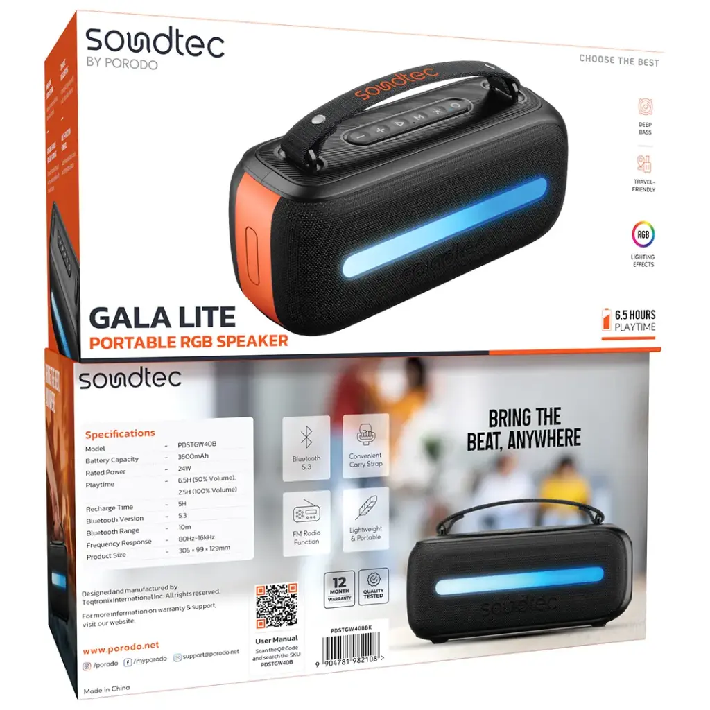 اسپیکر قابل حمل پرودو مدل GALA LITE