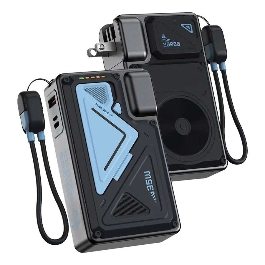 پاوربانک مگ سیف پاورولوژی مدل WALL CHARGER 20000mAh