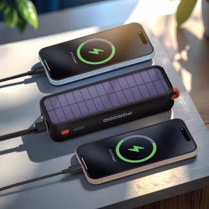 پاور بانک خورشیدی پرودو مدل POWERED 20000MAH