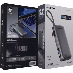 پاوربانک گرین لاین مدل TRON X 20000