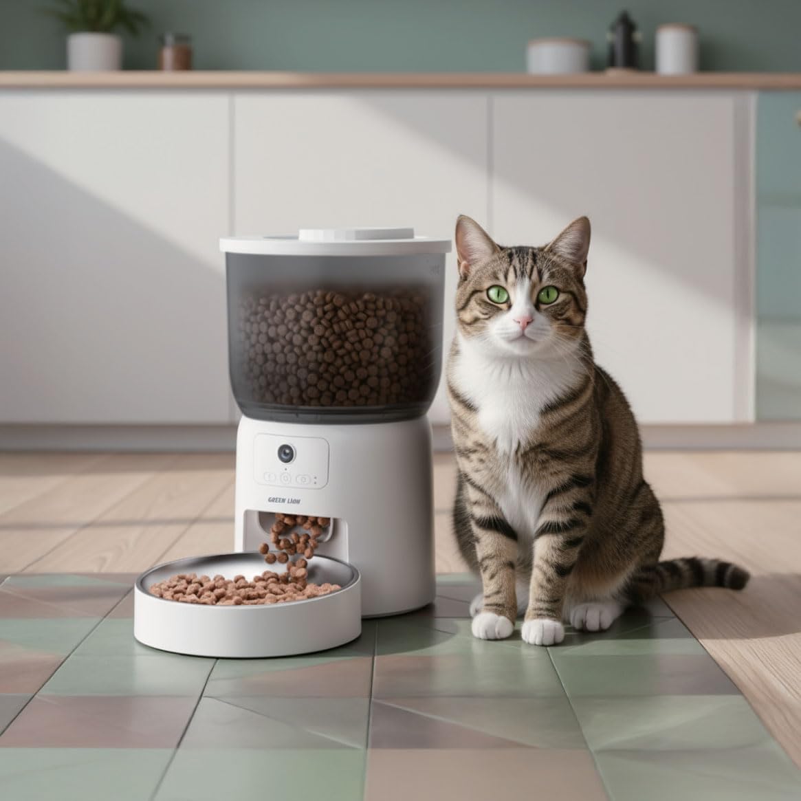 ظرف غذای هوشمند پت گرین لاین مدل FEEDER