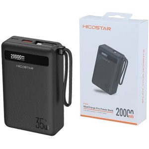 پاوربانک 35 وات هایکواستار مدل P224 ظرفیت 20000 میلی‌آمپرساعت