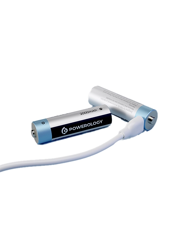 YOPSHOP.IR-Powerology AA 2-Pack USB-C Rechargeable