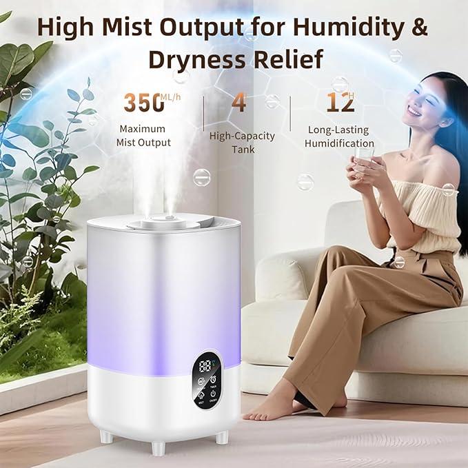 دستگاه بخور سرد گرین لاین مدل SPRING MIST با مخزن آب ۳.۷ لیتری