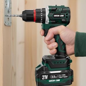 دریل و پیچ گوشتی شارژی ۳۰۰ وات گرین لاین مدل GD-12 EDGE PRO