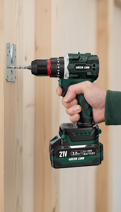 دریل و پیچ گوشتی شارژی ۳۰۰ وات گرین لاین مدل GD-12 EDGE PRO
