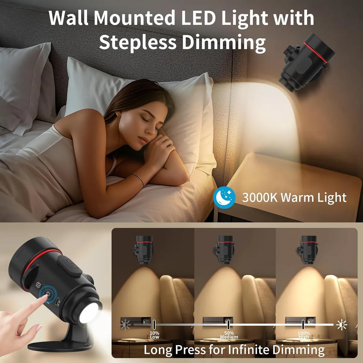 پروژکتور کهکشانی و چراغ خواب VANSMAGO مدل DWMD-02