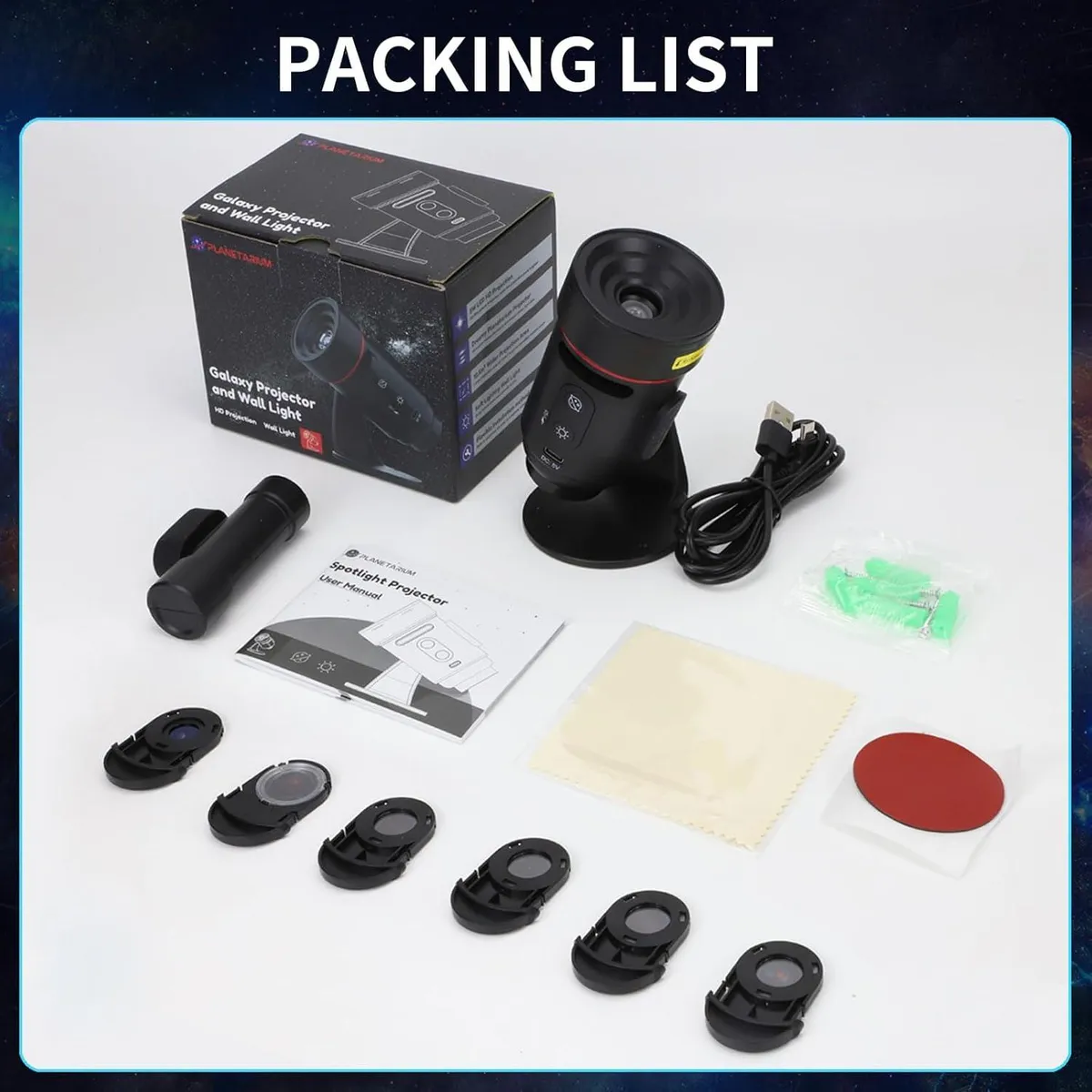 پروژکتور کهکشانی و چراغ خواب VANSMAGO مدل DWMD-02