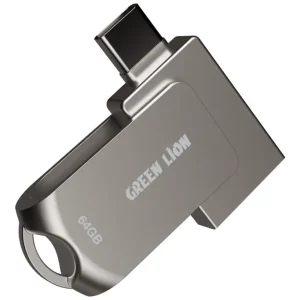 فلش مموری OTG دوکاره USB-C و USB 3.0 گرین لاین