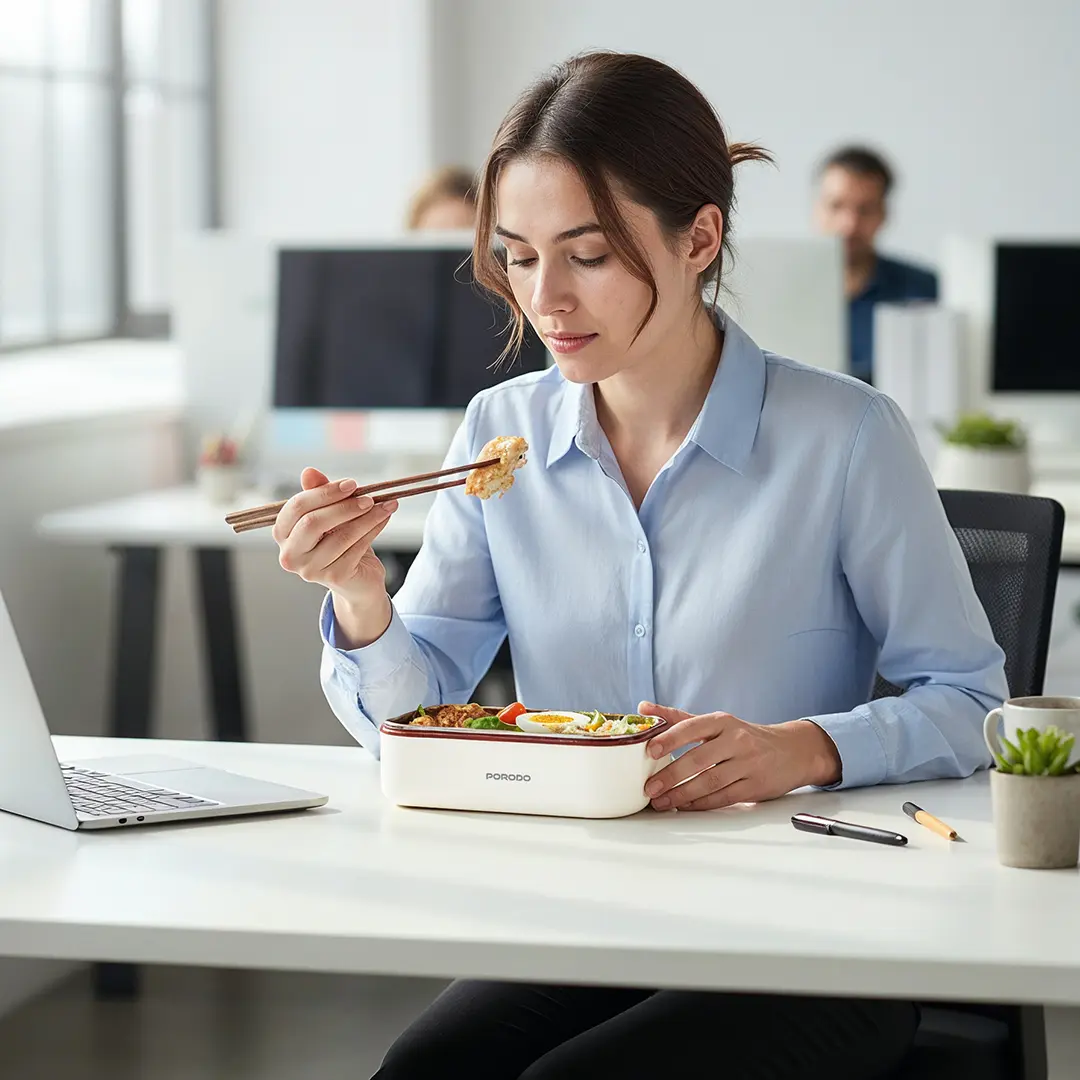 ظرف غذای برقی دوحالته پرودو LUNCH MATE DUAL