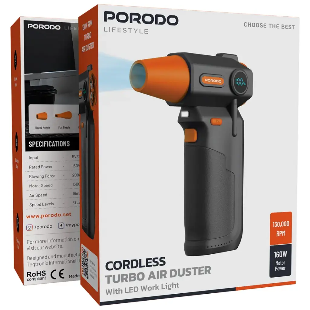 جت‌فن دمنده شارژی پرودو مدل TURBO AIR DUSTER