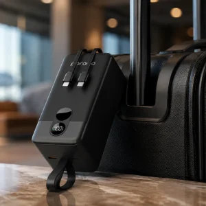 پاوربانک 22.5W پرودو 50000MAH مدل INTEGRATED CABLES
