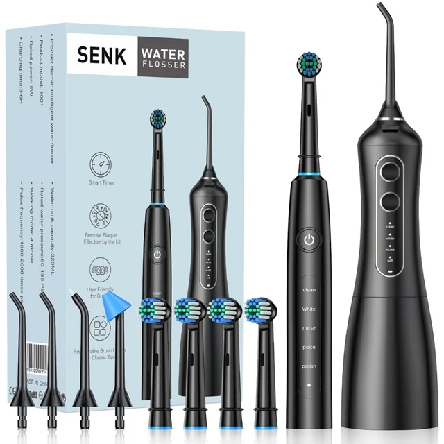 ست مسواک شارژی و جت واتر مدل WATER FLOSSER