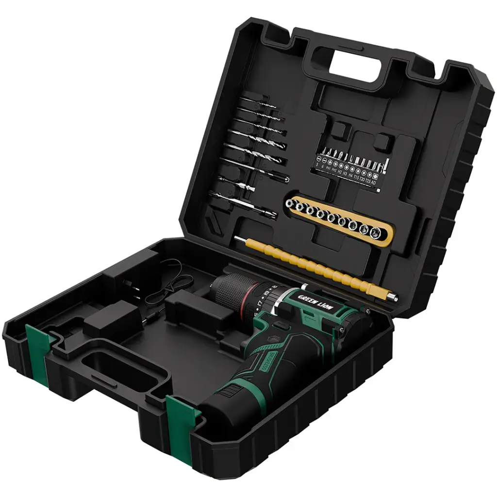 دریل شارژی چکشی براشلس 20ولت گرین لاین مدل GD-13 POWER PRO