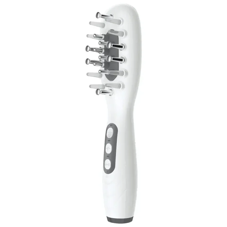 شانه ماساژور و روغن‌رسان پوست سر پرودو مدل LIGHT THERAPY