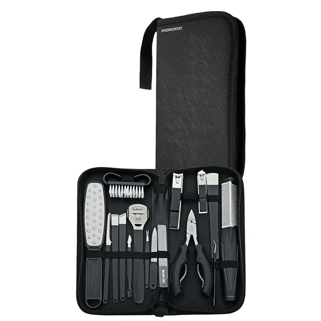 ست مانیکور و پدیکور 16 تکه پرودو مدل PORTABLE NAIL CLIPPER