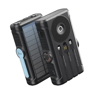 پاوربانک 20 وات سولار مگسیف پاورولوژی مدل  HELIO LUX 2000MAH