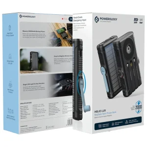 پاوربانک 20 وات سولار مگسیف پاورولوژی مدل HELIO LUX 2000MAH